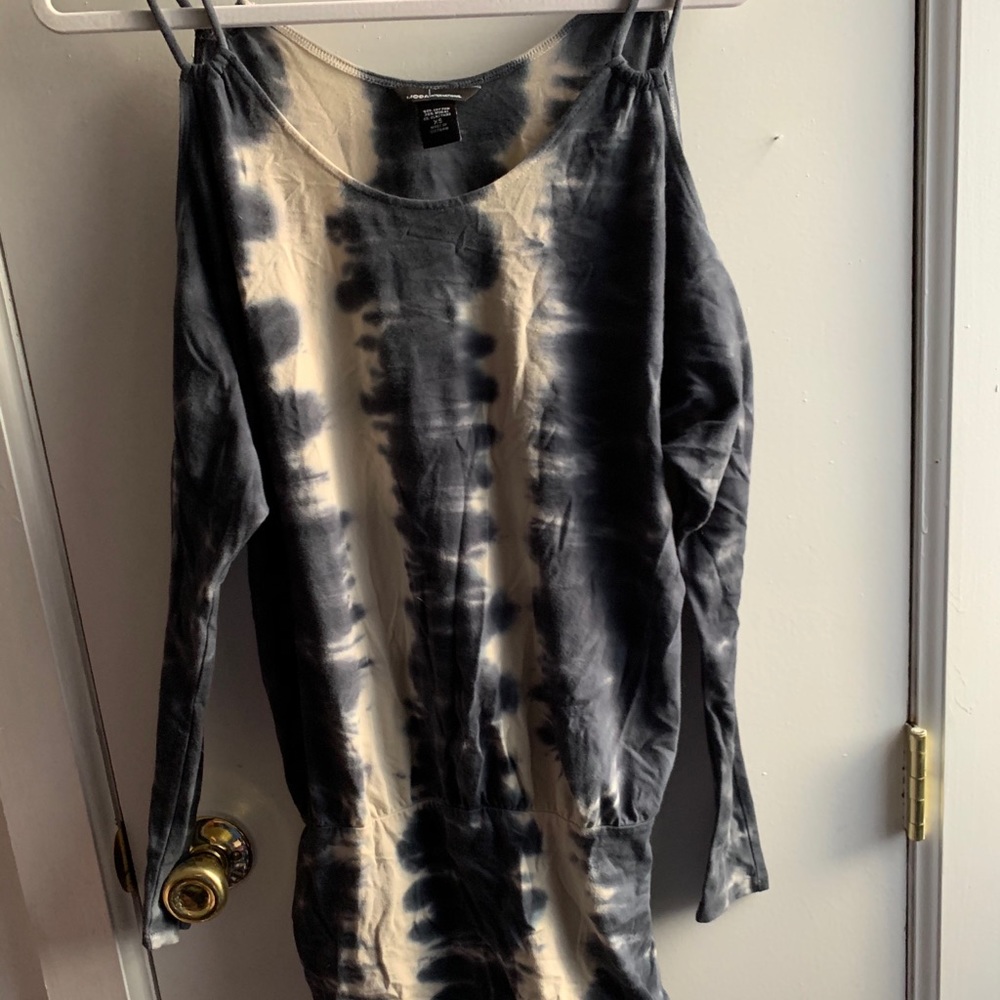 Tie Dye Shoulder Dress